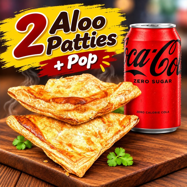 2 Potato Puffs + Pop.