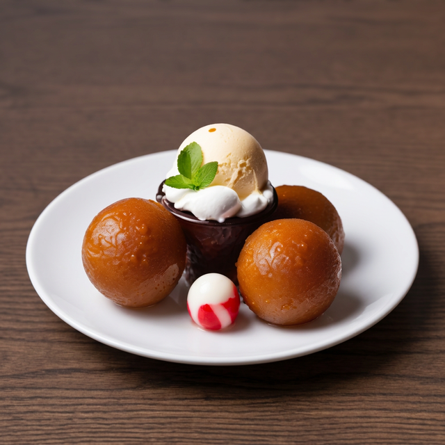 2 Gulab Jamun + 1 Ice Cream.